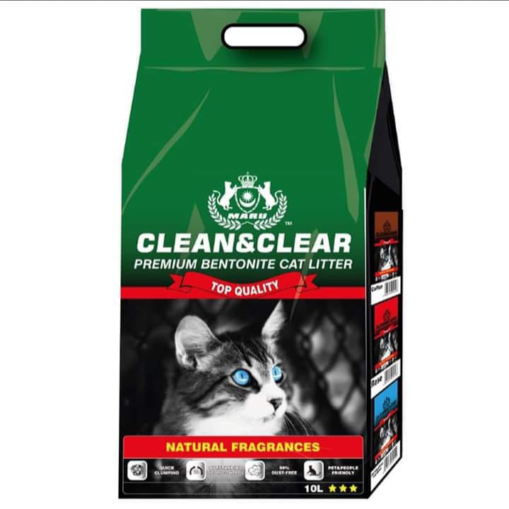 Clean & clear Bentonite Cat Litter
