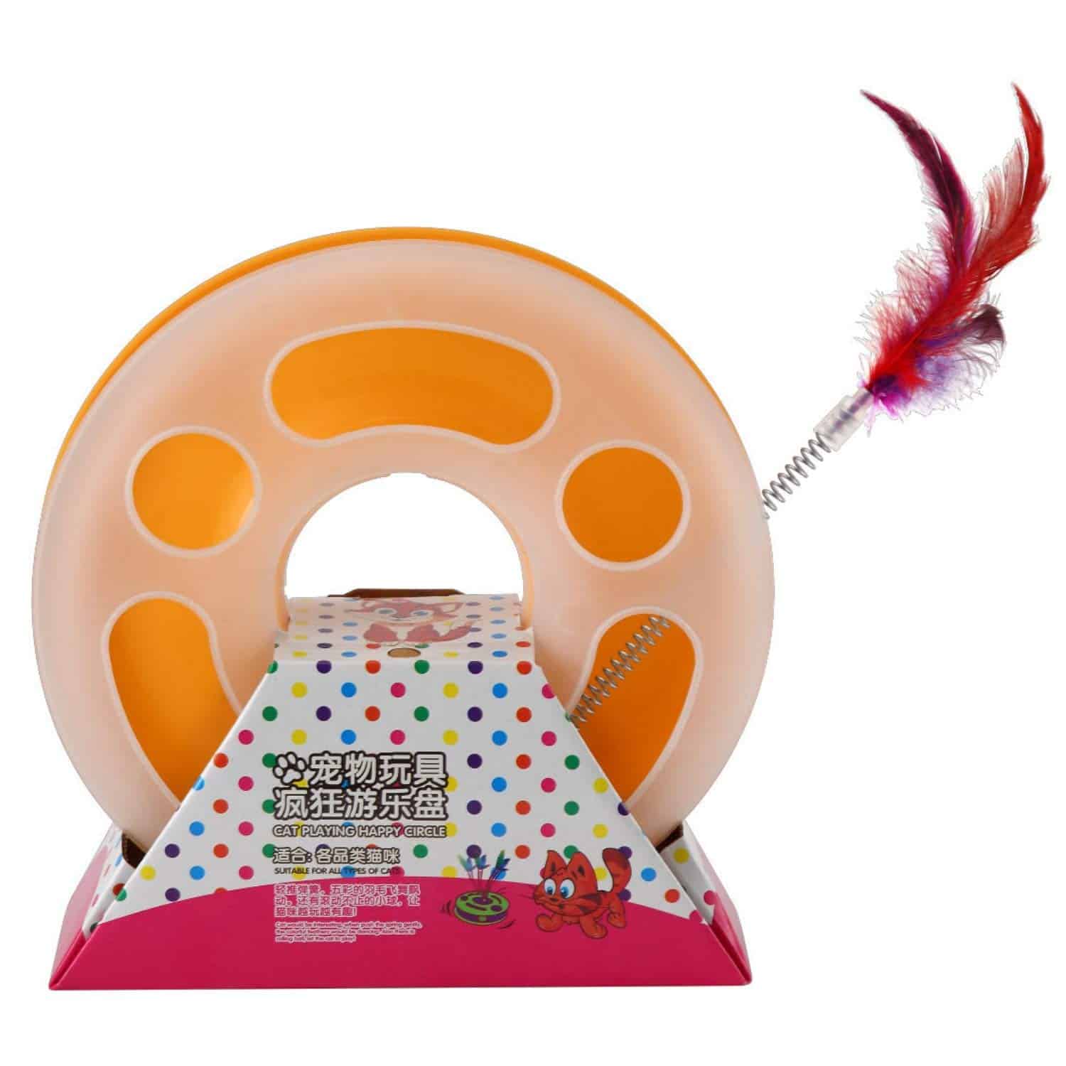 Cat Playing Circle Toy