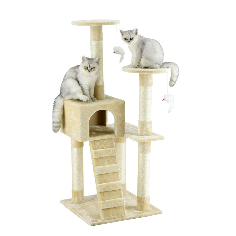 GO PETCLUB Cat Tree (Size 54Wx54Lx132H)