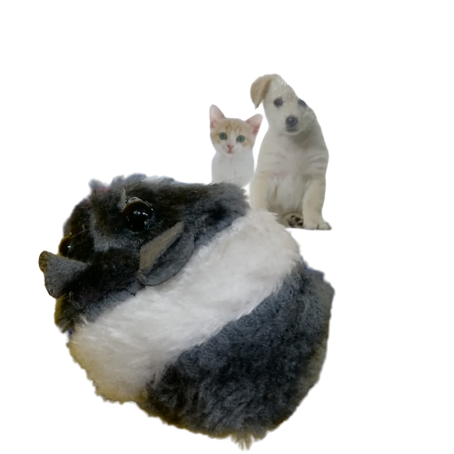 Vibrating Cat Playing Mouse
