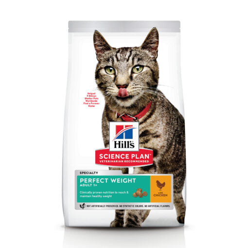 Hill’s Science Plan Perfect Weight Adult Cat Food With Chicken