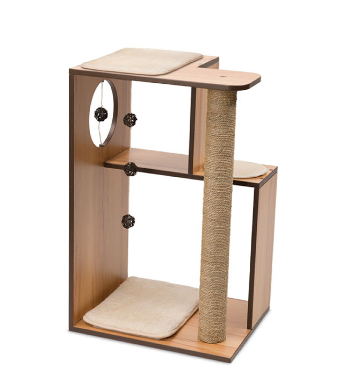 CATIT Vesper Cat Tree V-Box Large Walnut