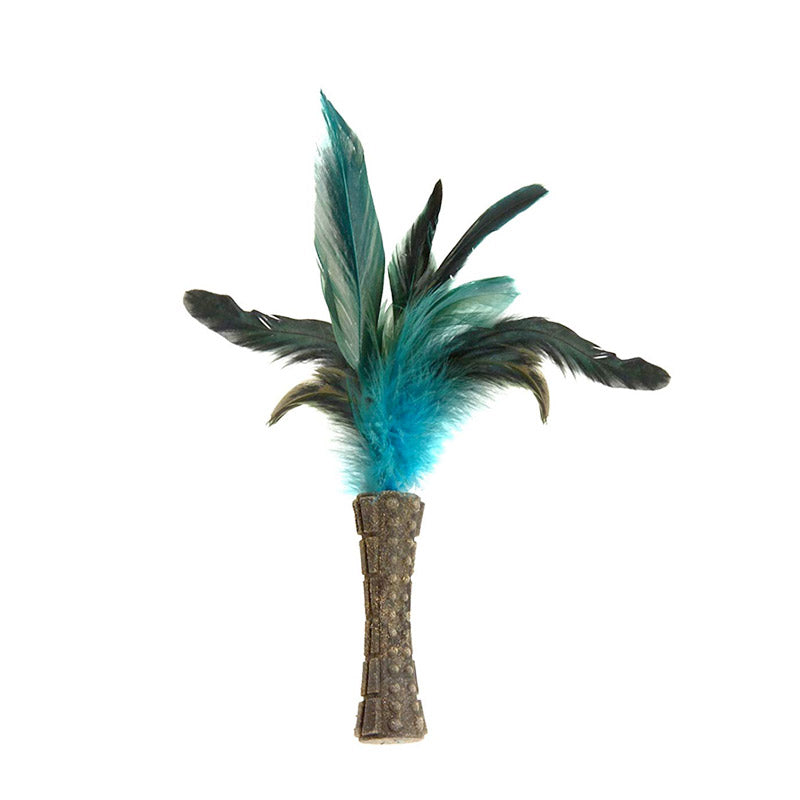 Gigwi - Catnip Johnny Sticks With Natural Feather (Green)