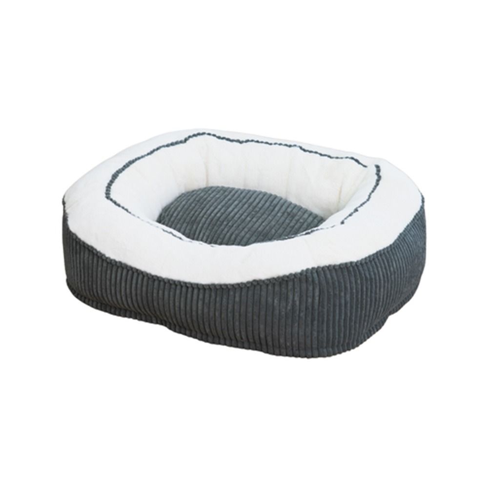 Catry Pet Cushions with Soft Plush And Fabric - Grey
