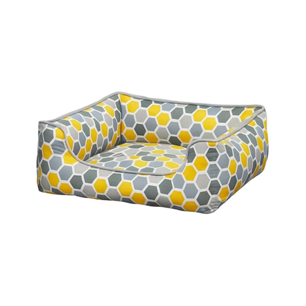 Catry Soft Fabric Bee Hive Design Pet Cushion