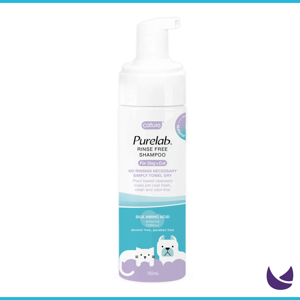 Cature Purelab Rinse Free Shampoo | Waterless Shampoo for Cats &amp; Dogs
