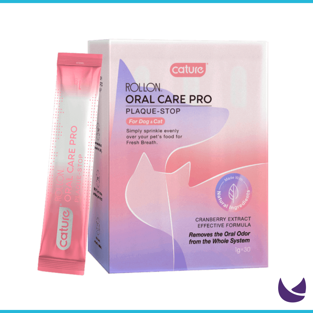 Cature Plaque-Stop Powder | Rollon Oral Care Pro for Dog &amp; Cat