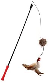 Gigwi - Catwand Feather Teaser W Natural Feather Tail & Tpr