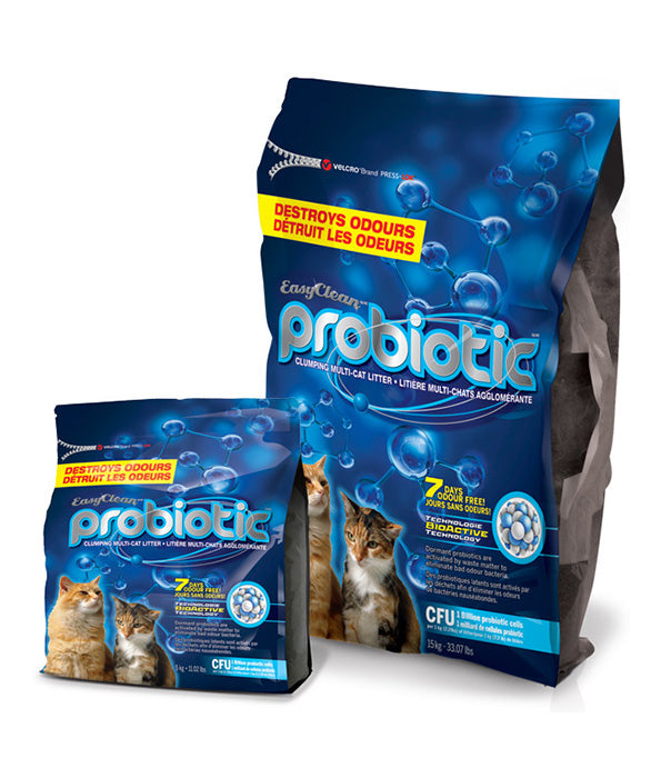 Easy Clean Probiotic Clumping Multi-Cat Litter 15KG/NA