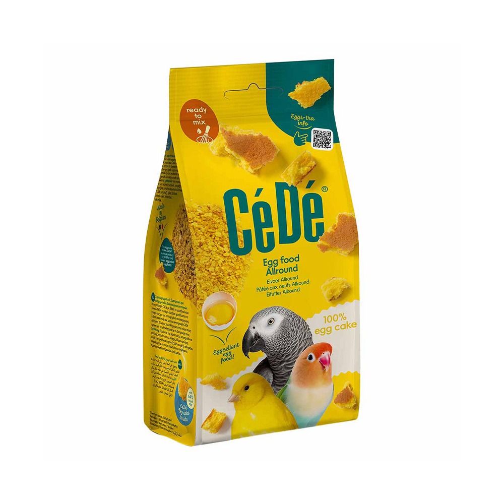 CeDe Moist Egg Food Allround 100% Egg Cake Bird Food - 120 g
