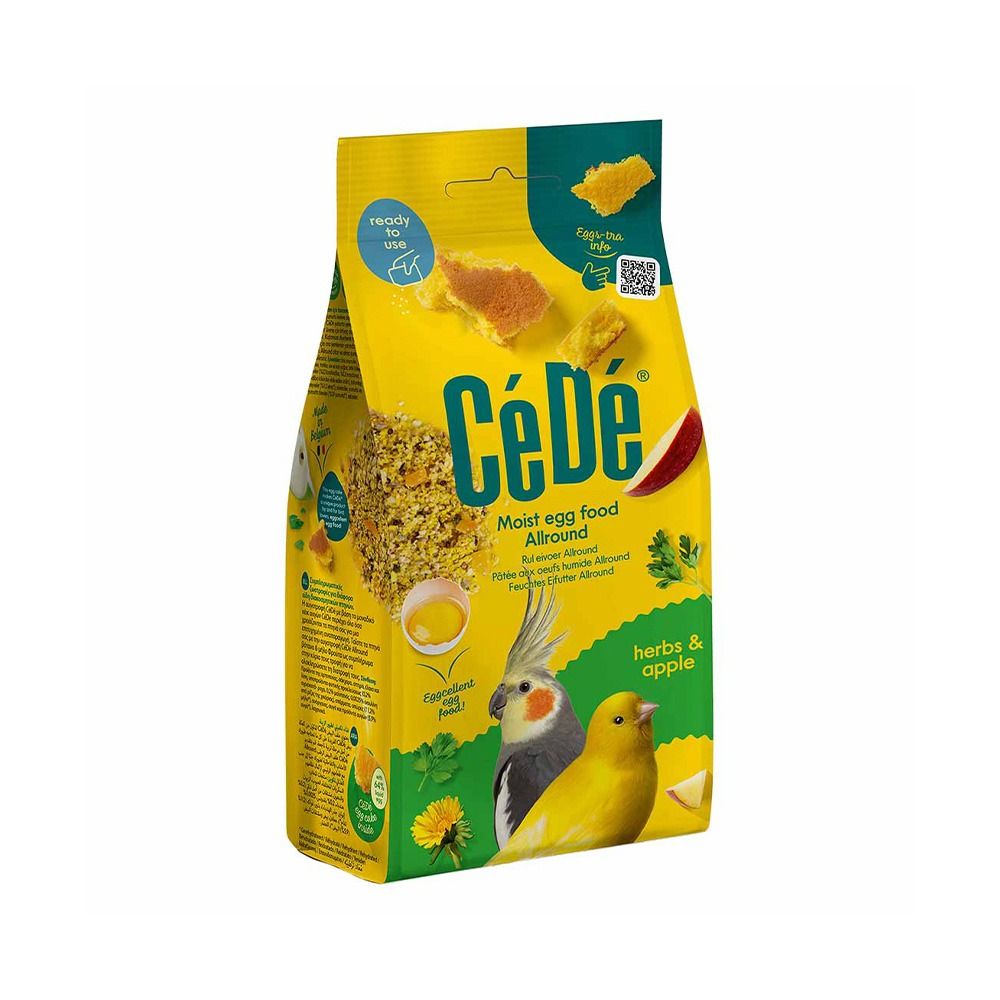 CeDe Moist Egg Food Allround Herbs and Apple Bird Food - 200 g