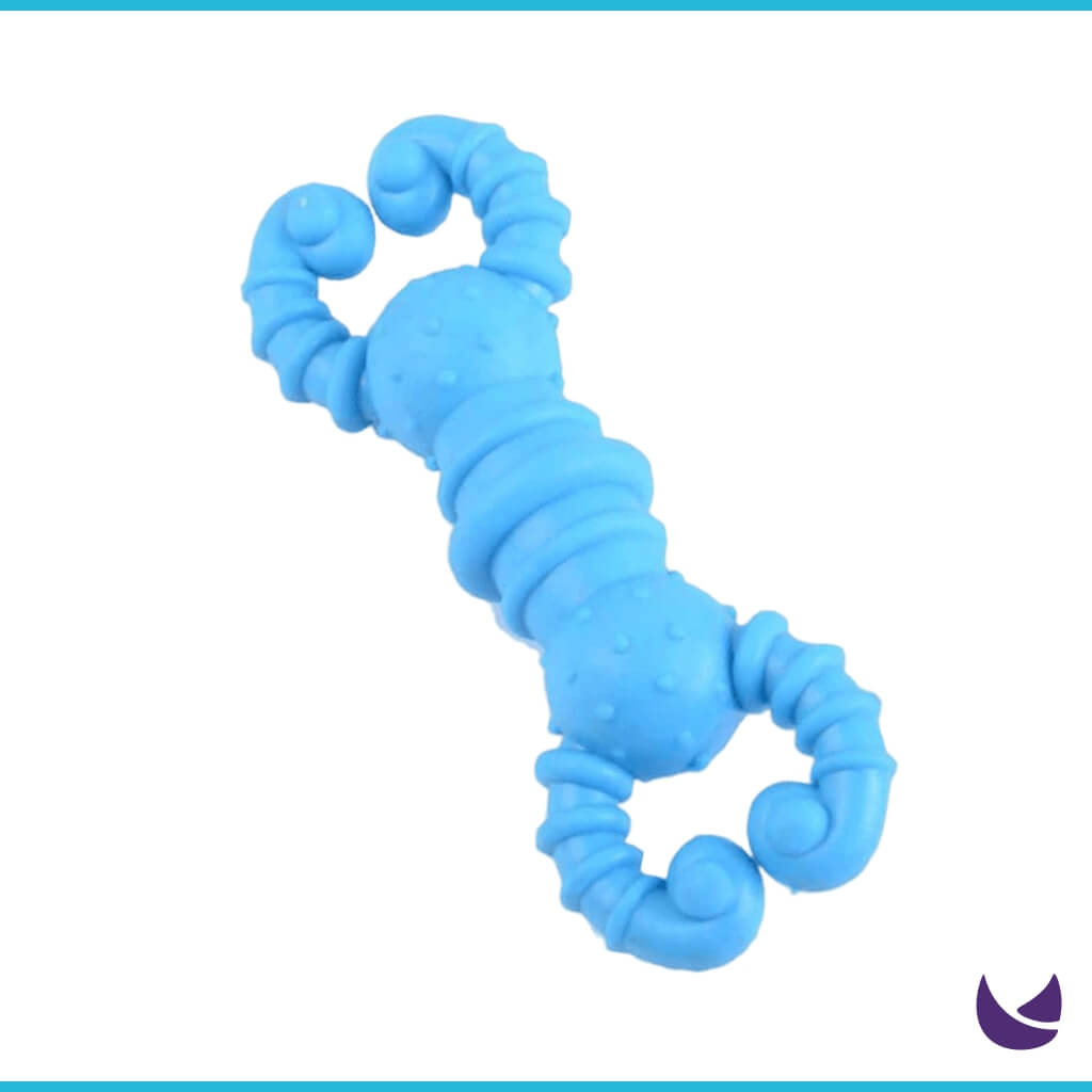 Teether Toy for Dogs | Crab Rubber Chew Toy