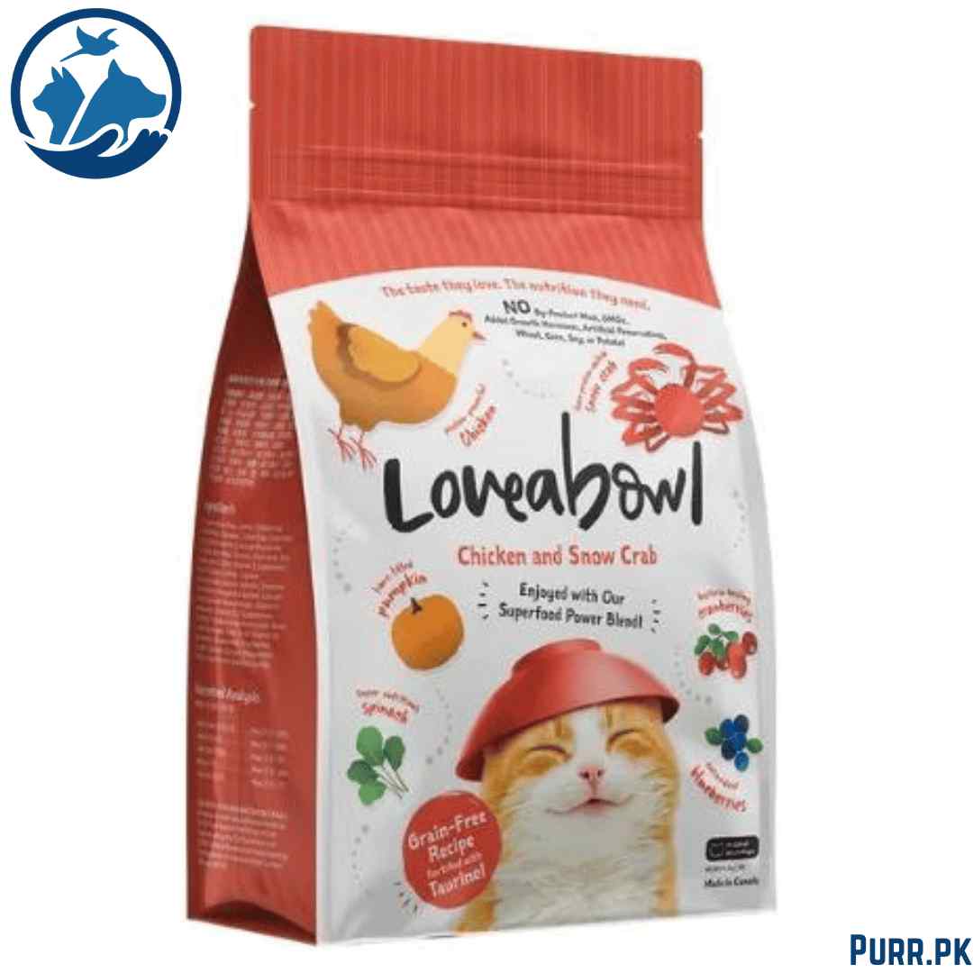 LoveaBowl For Cats at All Life Stages Chicken and Snow Crab