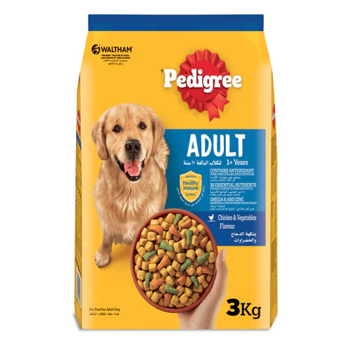 Pedigree Chicken & Vegetables Adult Dry Dog Food