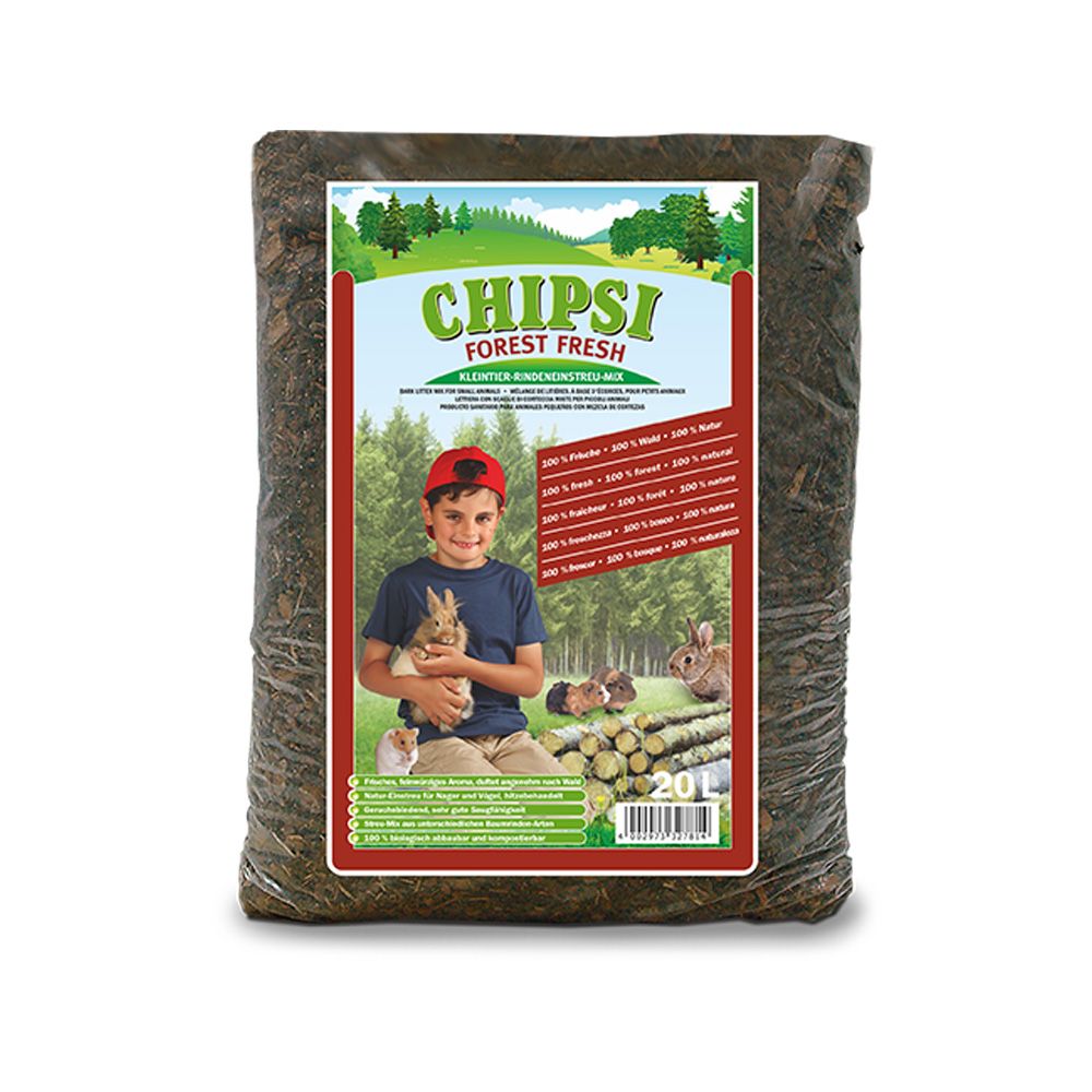 Chipsi Forest Fresh Small Animal Bedding - 20 L