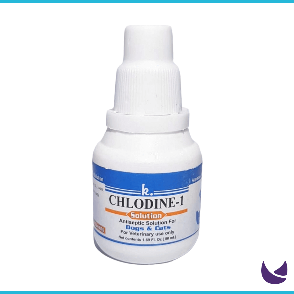 CHLODINE-1 Drops for Pets Ear Care and Wound Cleaning