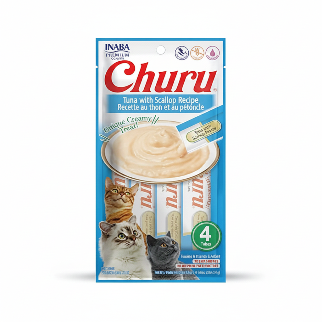 CHURU TUNA WITH SCALLOP 56 g/4 sticks per pack