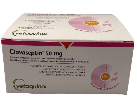 Clavaseptin Amoxicillin 50mg 1 Box