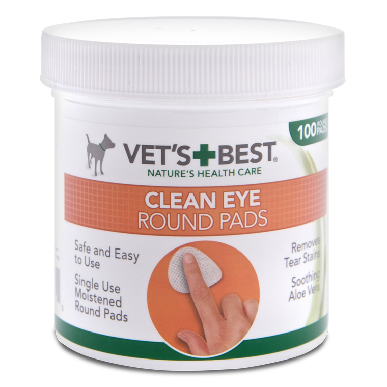 Vets Best Clean Eye Round Pads