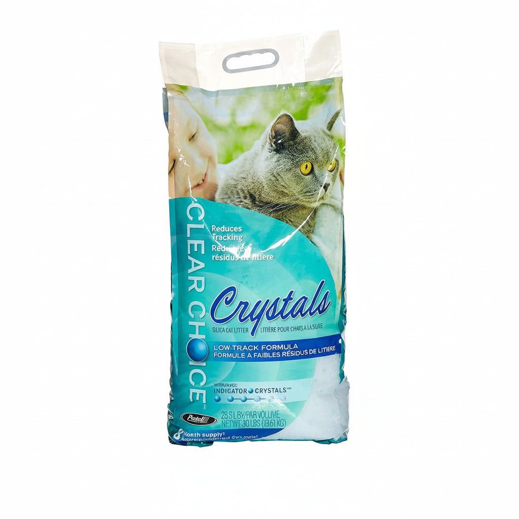 Clear Choice Silica Crystal Cat Litter 30LBS (13.6kg)