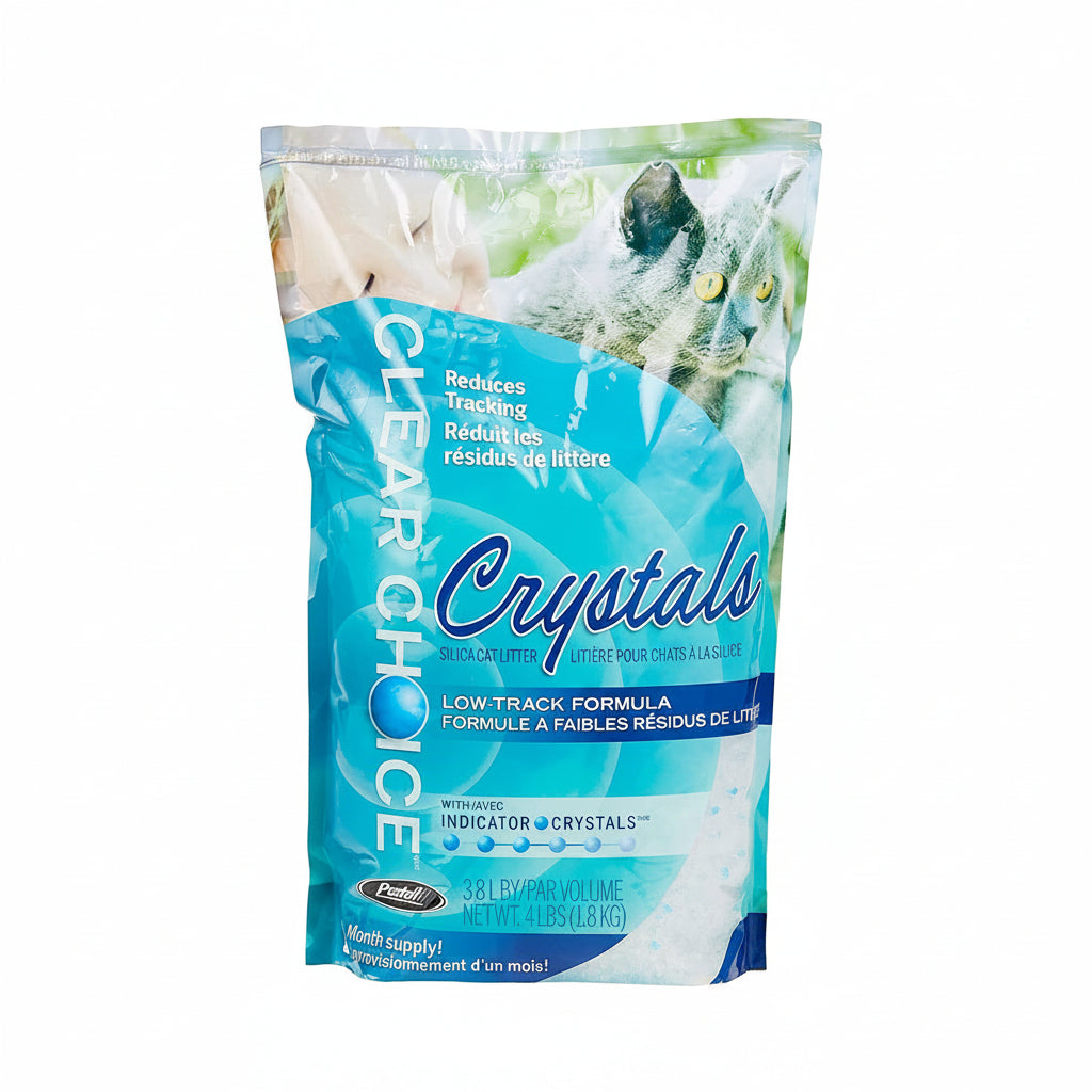 Clear Choice Silica Crystal Cat Litter 4LBS (1.8kg)