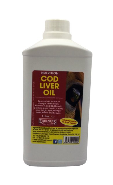 Cod Liver Oil EQUIMINS 1L
