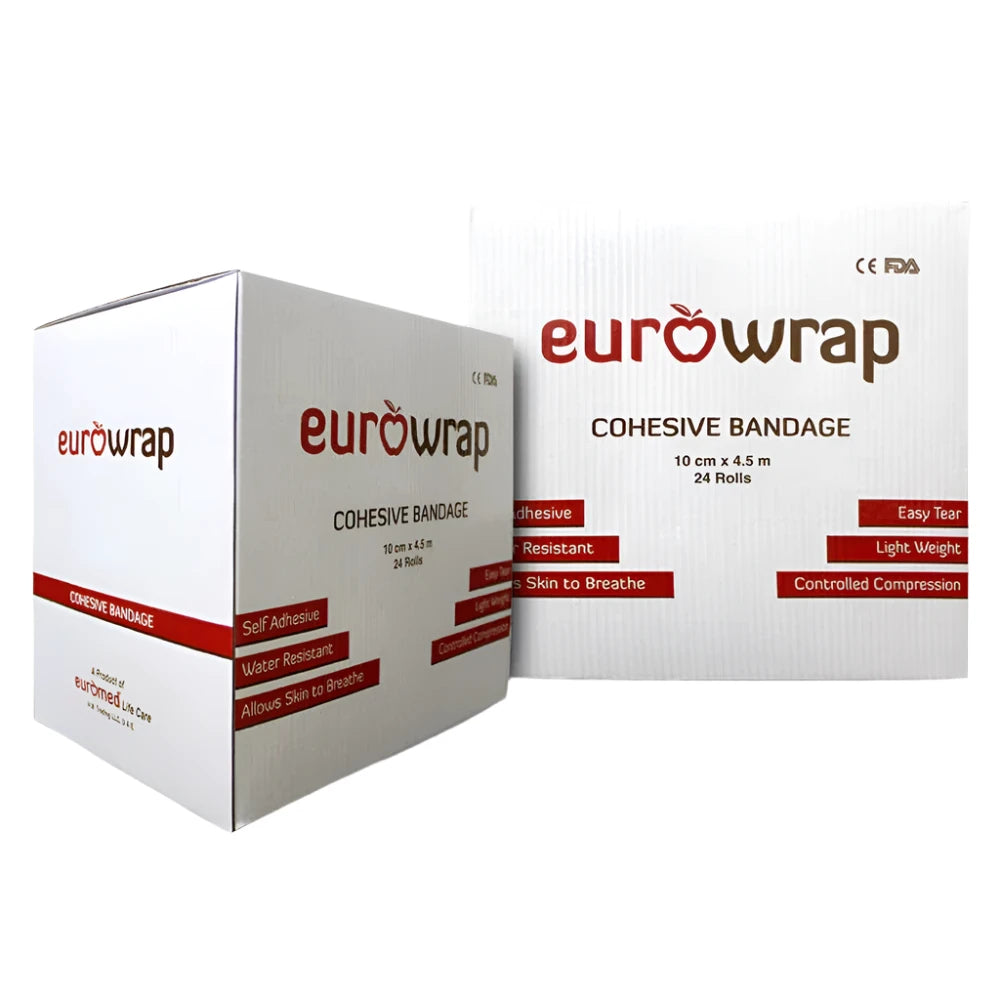 COHESIVE BANDAGES-EURO WRAP-10 CM-PRC