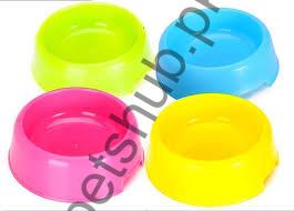 Colour Plastic Bowl For Cats and Dogs