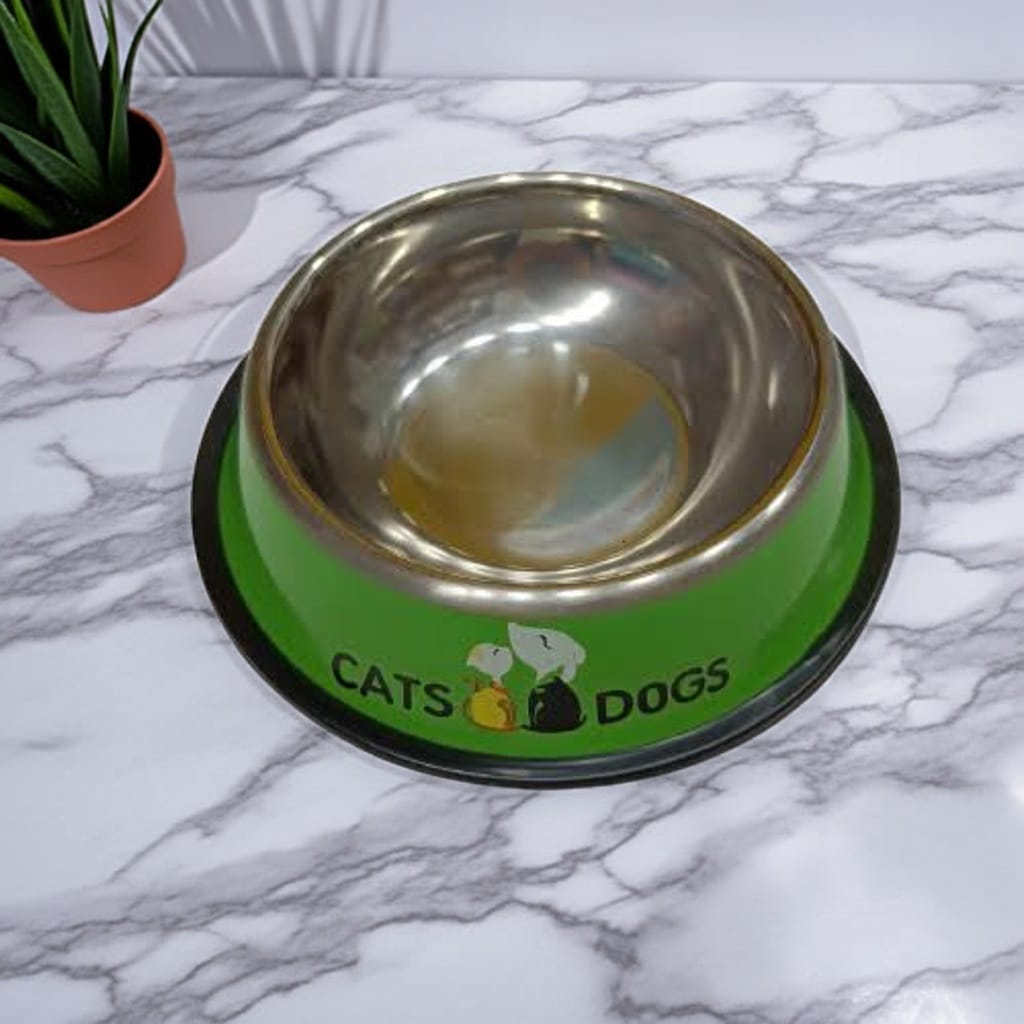 Coloured Steel Pet Bowl 34 cm XXL