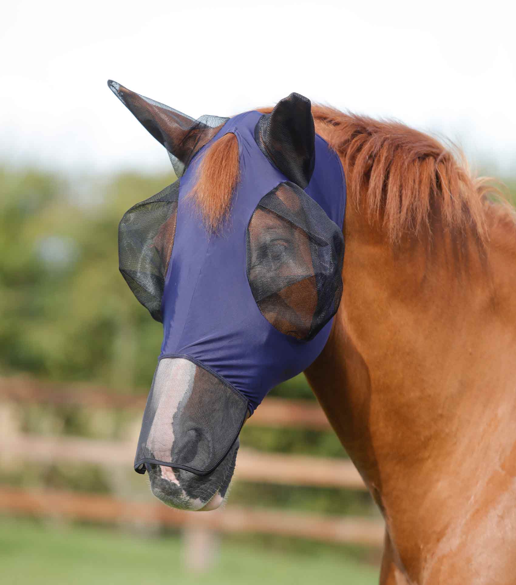 PEI Comfort Tech Lycra Fly Mask Xtra - Full Cover