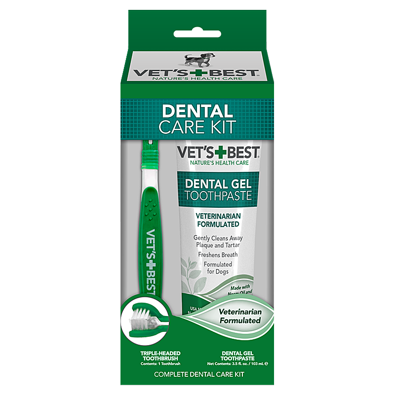 VET'S BEST Complete Enzymatic Dental Care Kit 103ml