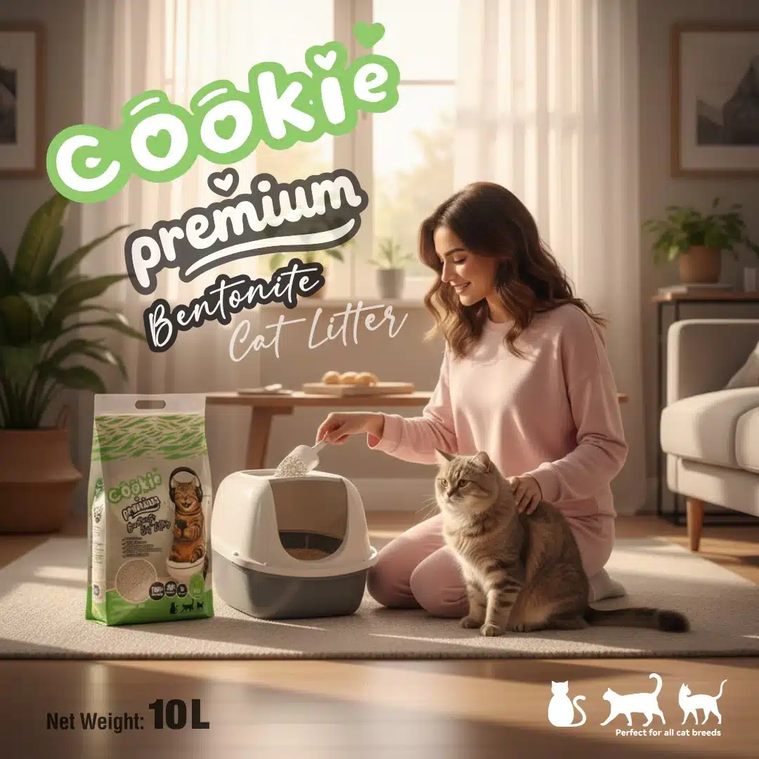 Cookie Premium Bentonite Cat Litter – 10L