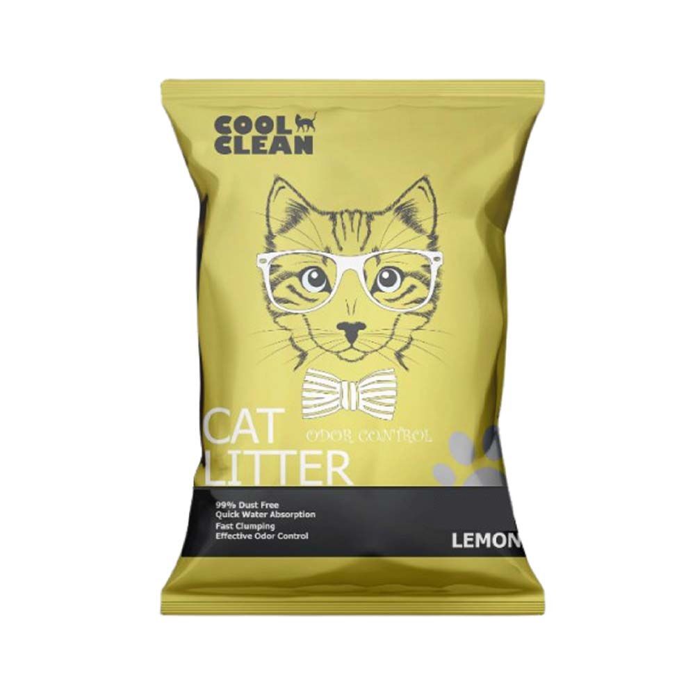 Cool & Clean Clumping Cat Litter Lemon - 5 Kg
