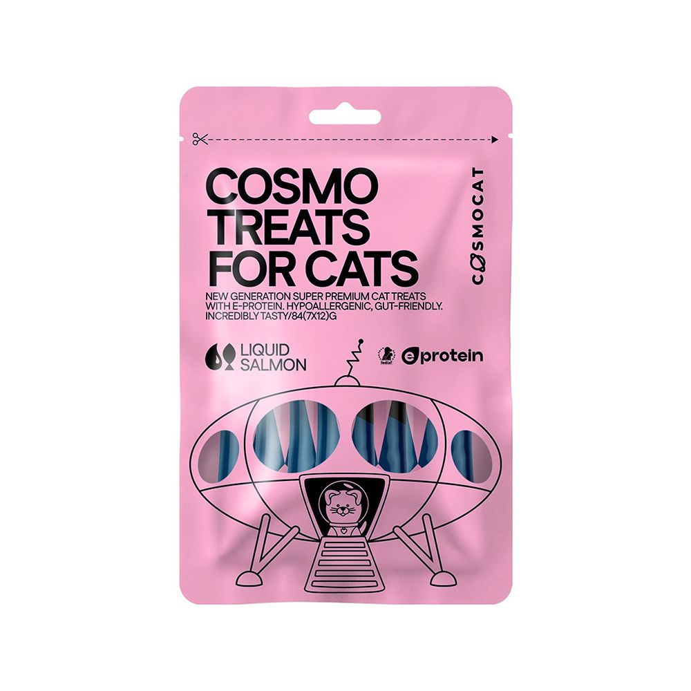 Cosmocat Salmon Cream Cat Treats - 84 g