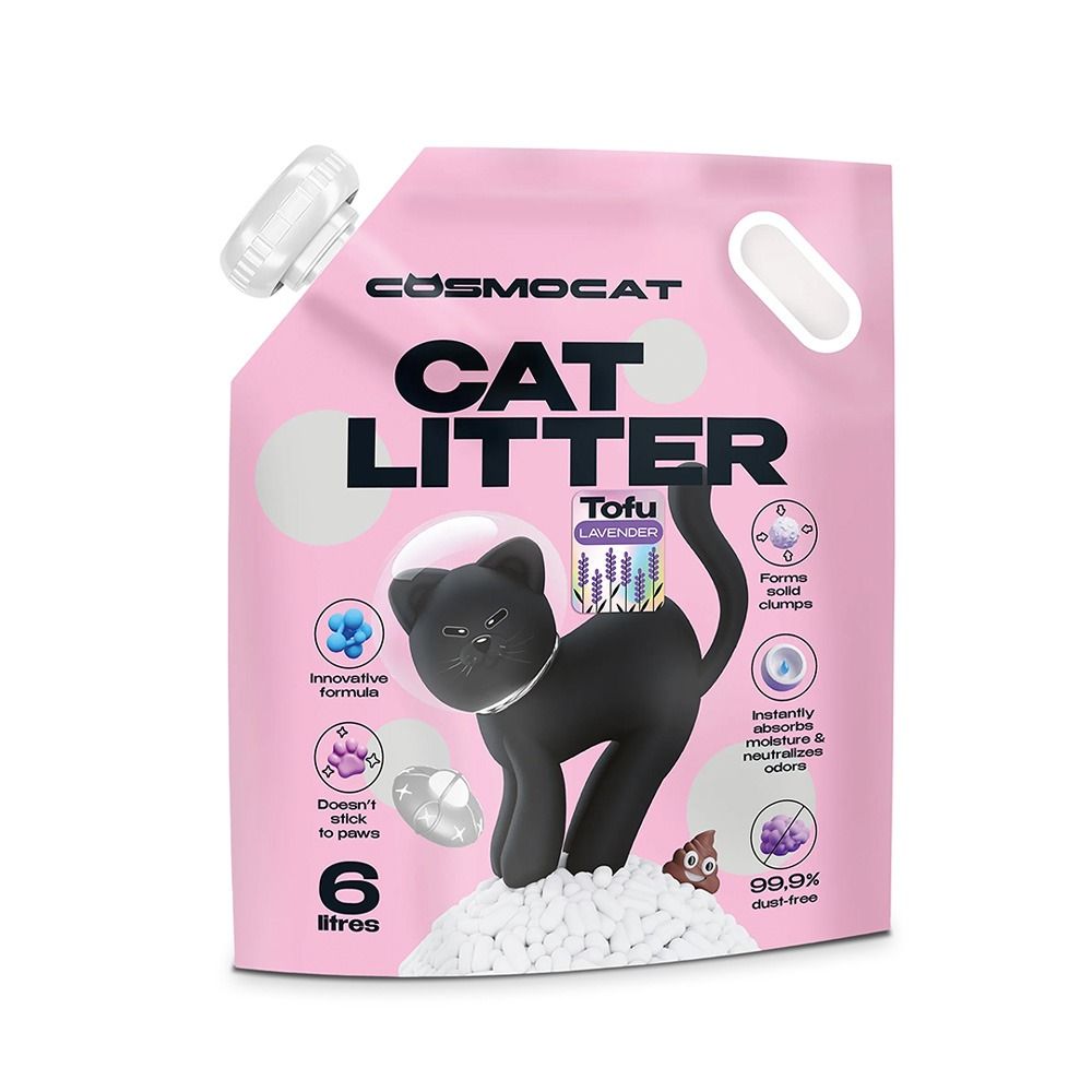 Cosmocat Lavender Scented Tofu Cat Litter