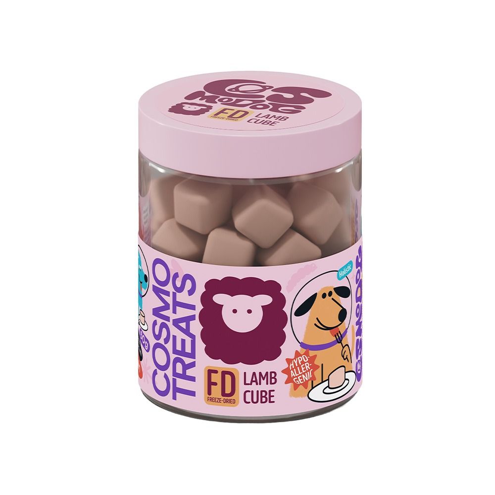 Cosmodog Freeze Dried Lamb Cube Dog Treats