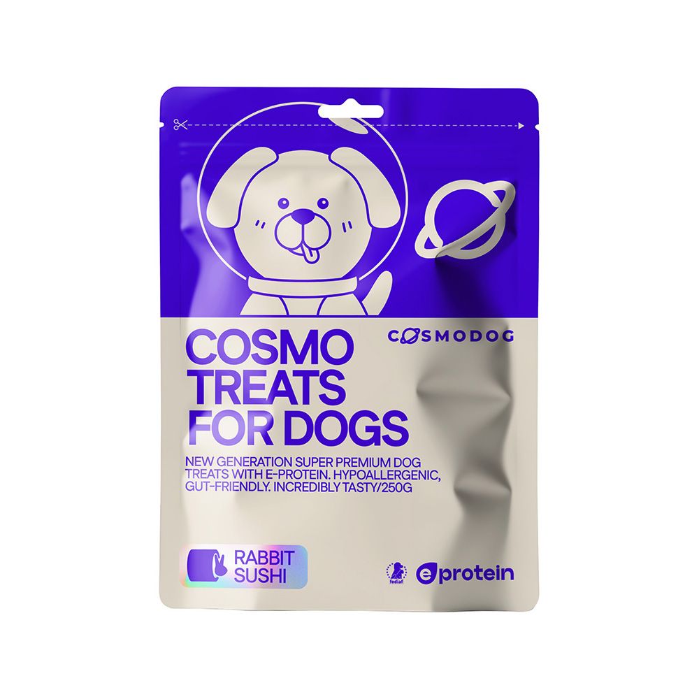 Cosmodog Rabbit Sushi Dog Treats - 250 g