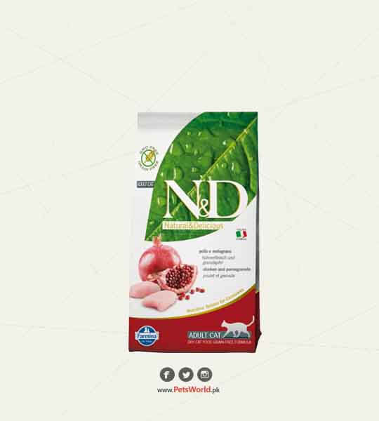 Farmina ND Grain Free Cat – Chicken n Pomegranate