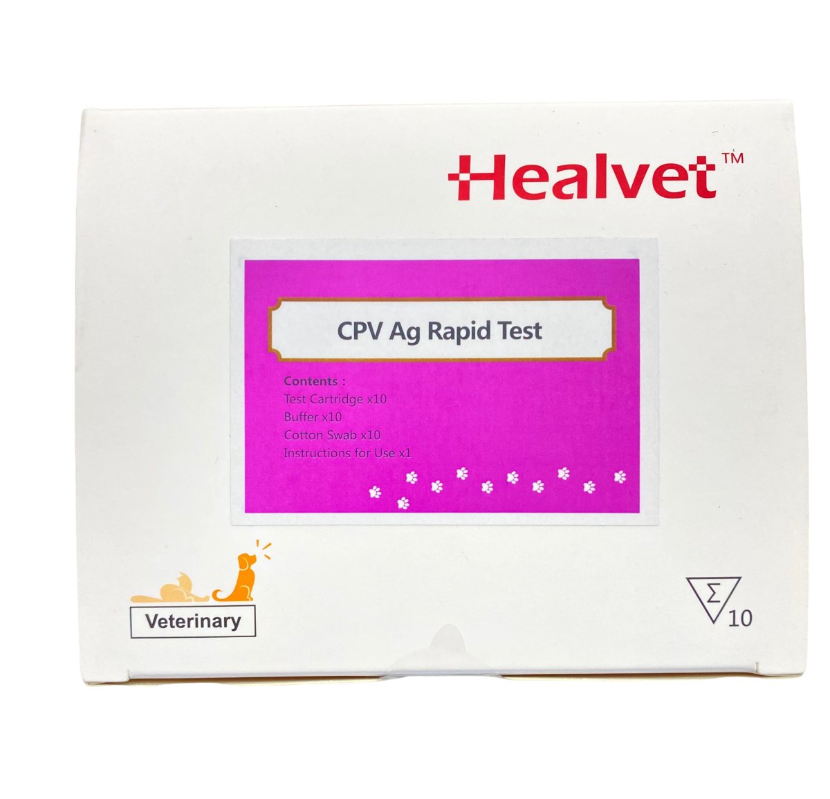 CPV-Ag Healvet - Rapid test for Parvo in dogs 1 test