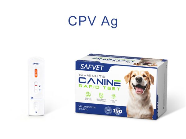 (CPV Ag) Canine Parvovirus Rapid Test Kit (10 Tests/Box)