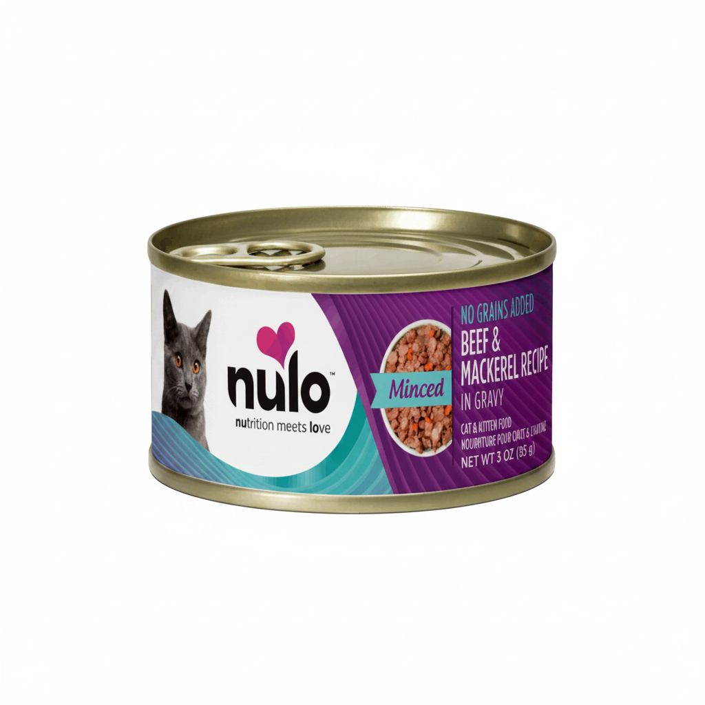 Nulo Cat Minced Beef & Mackerel 3 oz Can