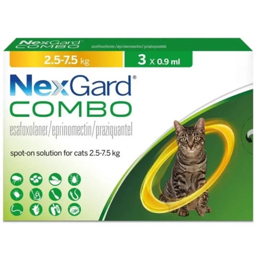 NEXGARD COMBO FOR CATS 2.5-7.5KG