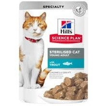 Hills Science Plan Young Adult Sterilised Trout 85G