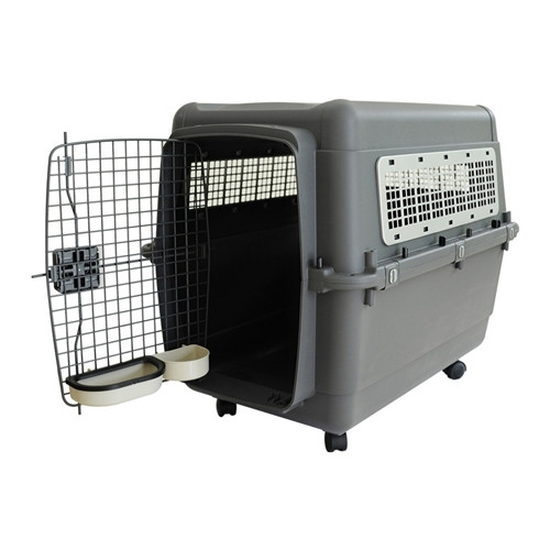 Pet Mode Plastic Transporter With Wheels 90x60x70cm [HC032-L90]-IATA Approved