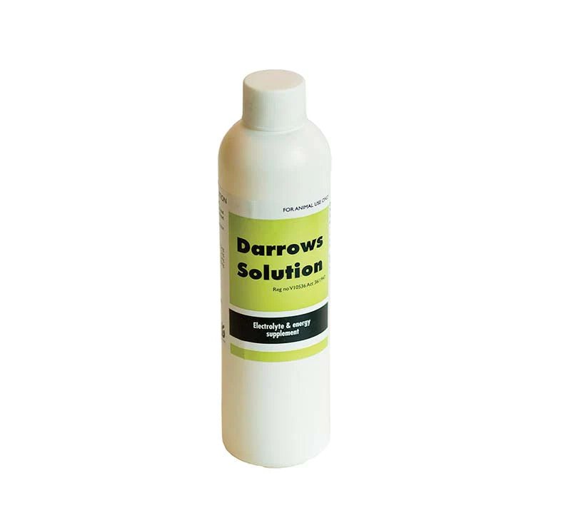Darrows Solution 250ml for the treatment of diarrhea in animals