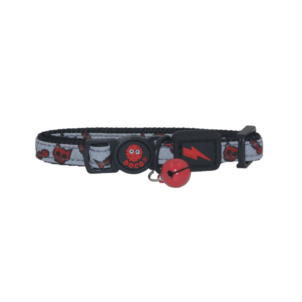 DOCO® Reflective Cat Collar – Printed Pattern, 1.0 X 19-31cm(XS)