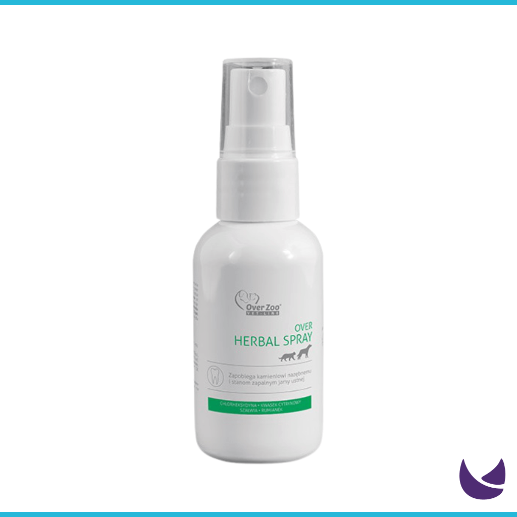 Over Herbal Spray for Cats and Dogs Dental Care (50ml)
