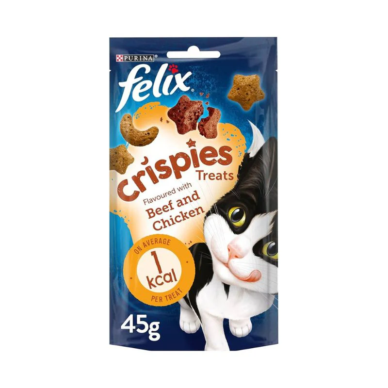 FELIX CRISPIES Beef&amp;Chicken 45G tr104b