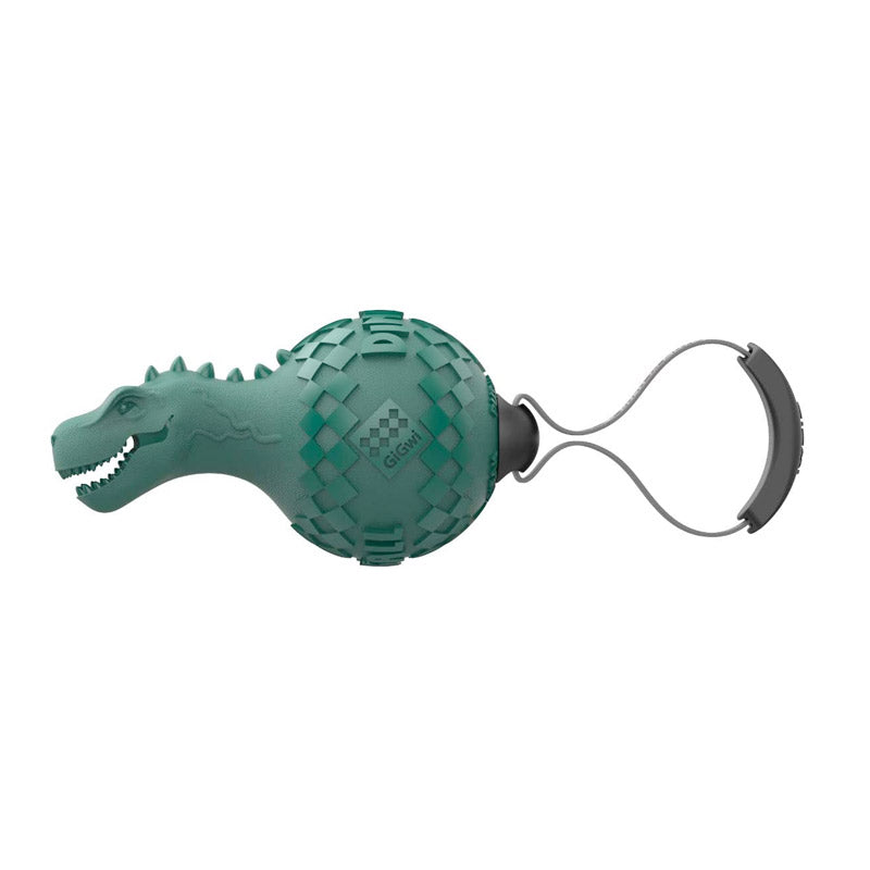 Gigwi Dinoball T-Rex Push To Mute' Lake Blue