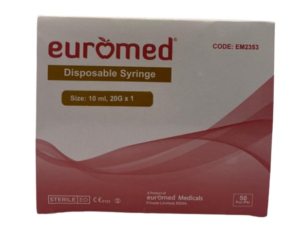 Disposable syringe 10ml 50 pcs/box